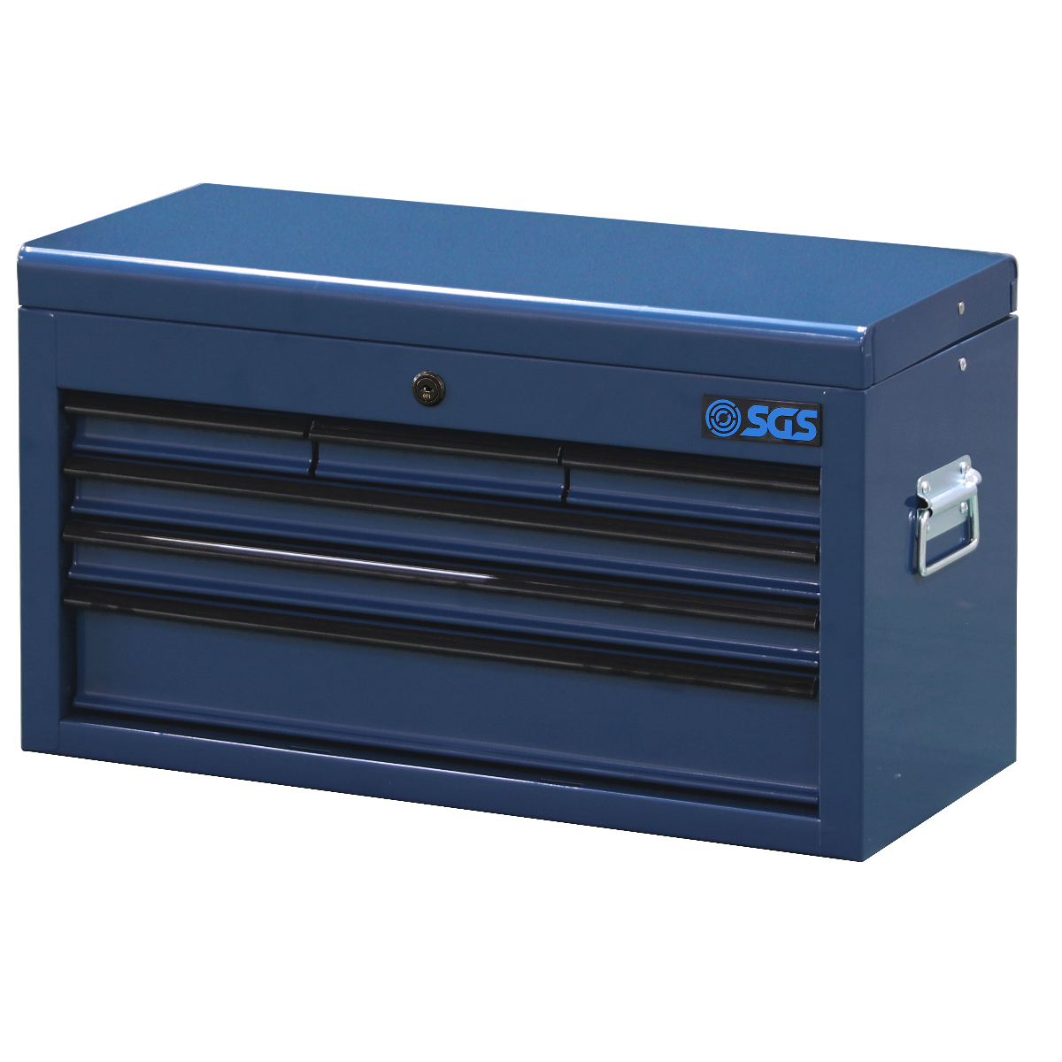 SGS Mechanics 8 Drawer Tool Box Chest & Roller Cabinet | Blue
